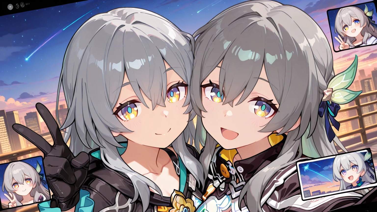 (((dark skin tone))),dark skin male, femboy, dark skin, cute ,red eyes, ((blue mecha hairpin)), dark brown hair medium hair,wearing a black exoskeleton, blue gauntlet's, honkai impact herrscher of reason, full armour mecha_musame, orange gem on chest, fullbody close-up 