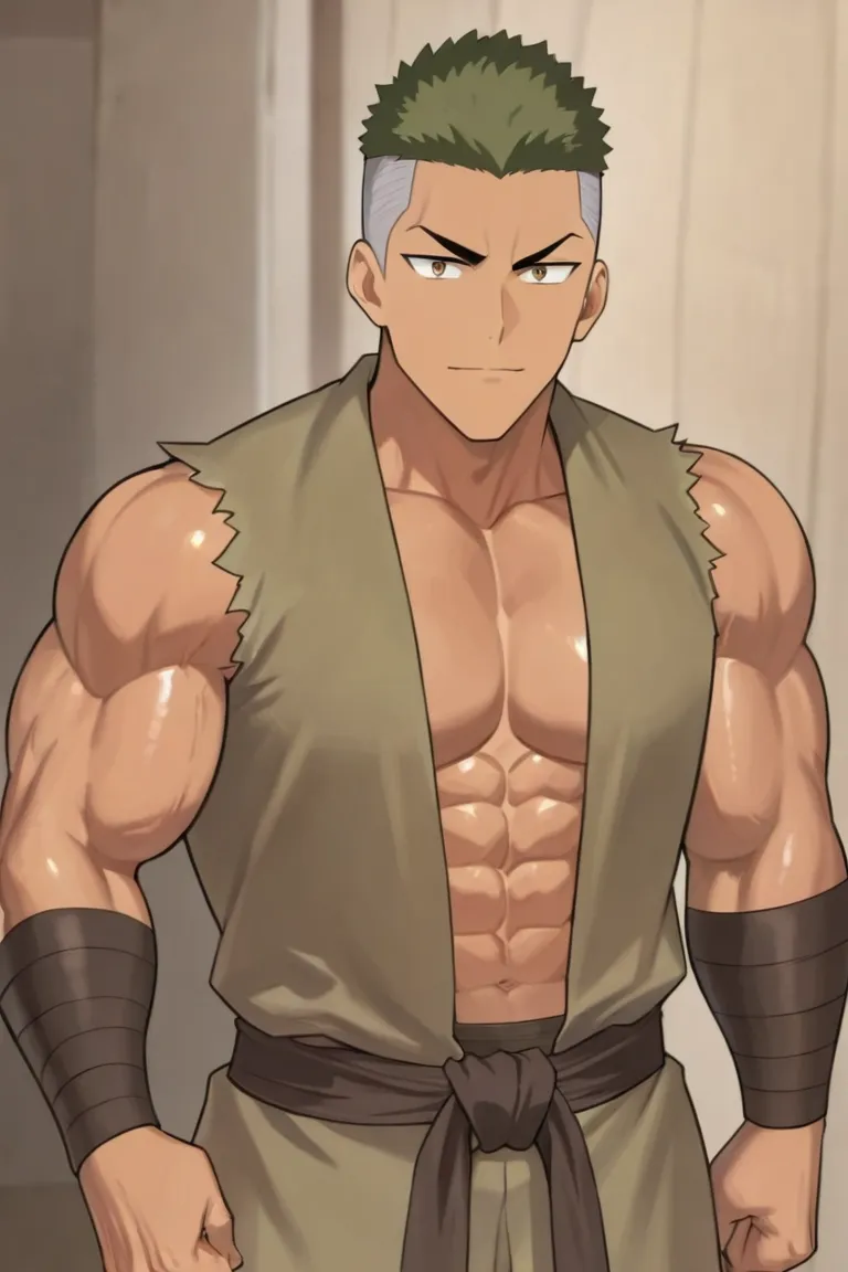 動漫風格男性角色生成