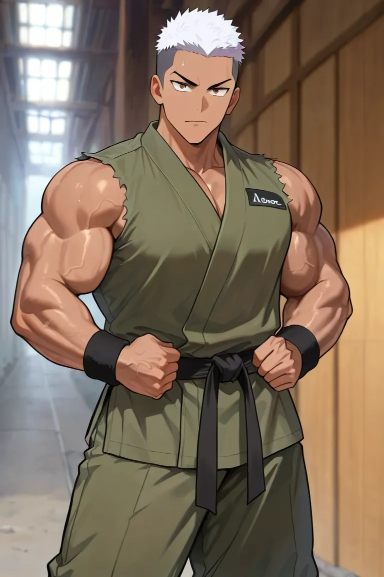 動漫風格肌肉武僧生成器