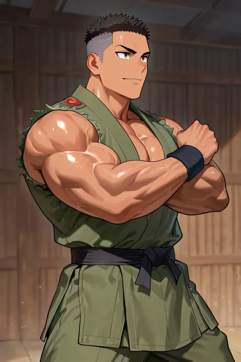 肌肉武僧動漫角色生成
