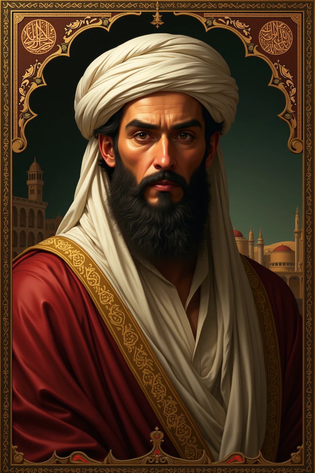 Show pictures of Omar ibn al-Khattab with more details