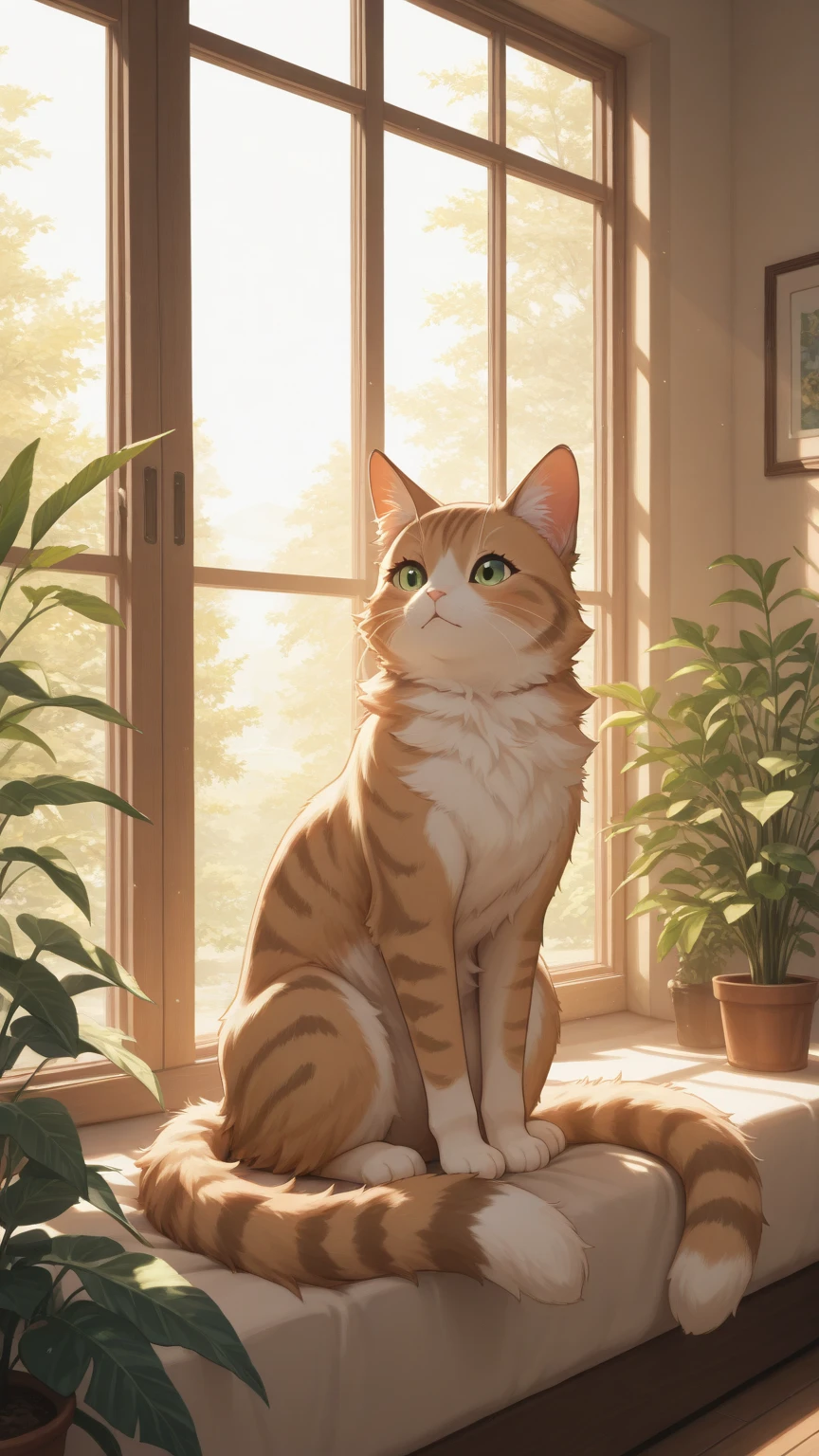 "Generate ultra-high-definition images，Capturing the cat's graceful and graceful posture. With advanced macro photography technology、Highlight the intricate details of a cat’s fur, beard, And expressive eyes.

Place the camera at cat-eye level, Creates an intimate connection between the viewer and the cat. Use a wide aperture to achieve a shallow depth of field, Make the cat stand out clearly against the soft and blurred background.

Enhance lighting、Highlight the cat's texture and outline'Body, Use of Software, Diffuse lighting eliminates harsh shadows、kind, Charming atmosphere.

easy、But hold the cat in a calm position, Demonstrating flexibility and elegance. Experiments that capture moments of natural movement, StrETChing, Manner and behavior, ETC., Convey a sense of reality.

Implement post-processing techniques to improve image clarity, Compared, color balance, Ensure every aspect, from a cat'Its intricate patterns and sharp eyes, Render with stunning detail.

after all, Convey the gentle beauty and innate elegance of cats,, Capture fleeting moments，Celebrate the unique nature of curiosity and calmness in cats."