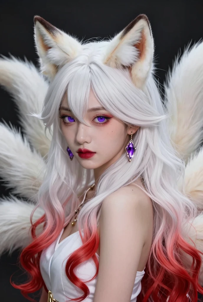 {((fox girl, masterpiece), (ultra-detailed), (kawaii, highlight in eyes)), {((silver hair), (purple eyes))}, {((looking at viewer), (Bringing out the fox cubs from the magic circle))}, , idole, kawaii, cute, medium ,(())
,idole,kawaii,cute,medium ,mrrpss