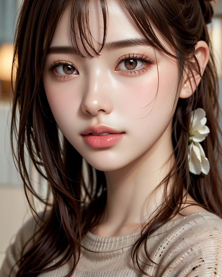 (Realistic, photo-Realistic:1.37),(8K, RAW Photos, Highest quality, masterpiece:1.2), cute,4K、masterpiece、((Focus on the face))、((Symmetrical  features))、Eyes with detailed description、Beautiful woman、Excellent style、(thin)、 detailing,suit,office Street