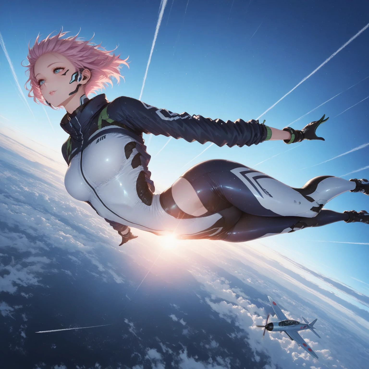 大空を滑空する女 IL v1.0