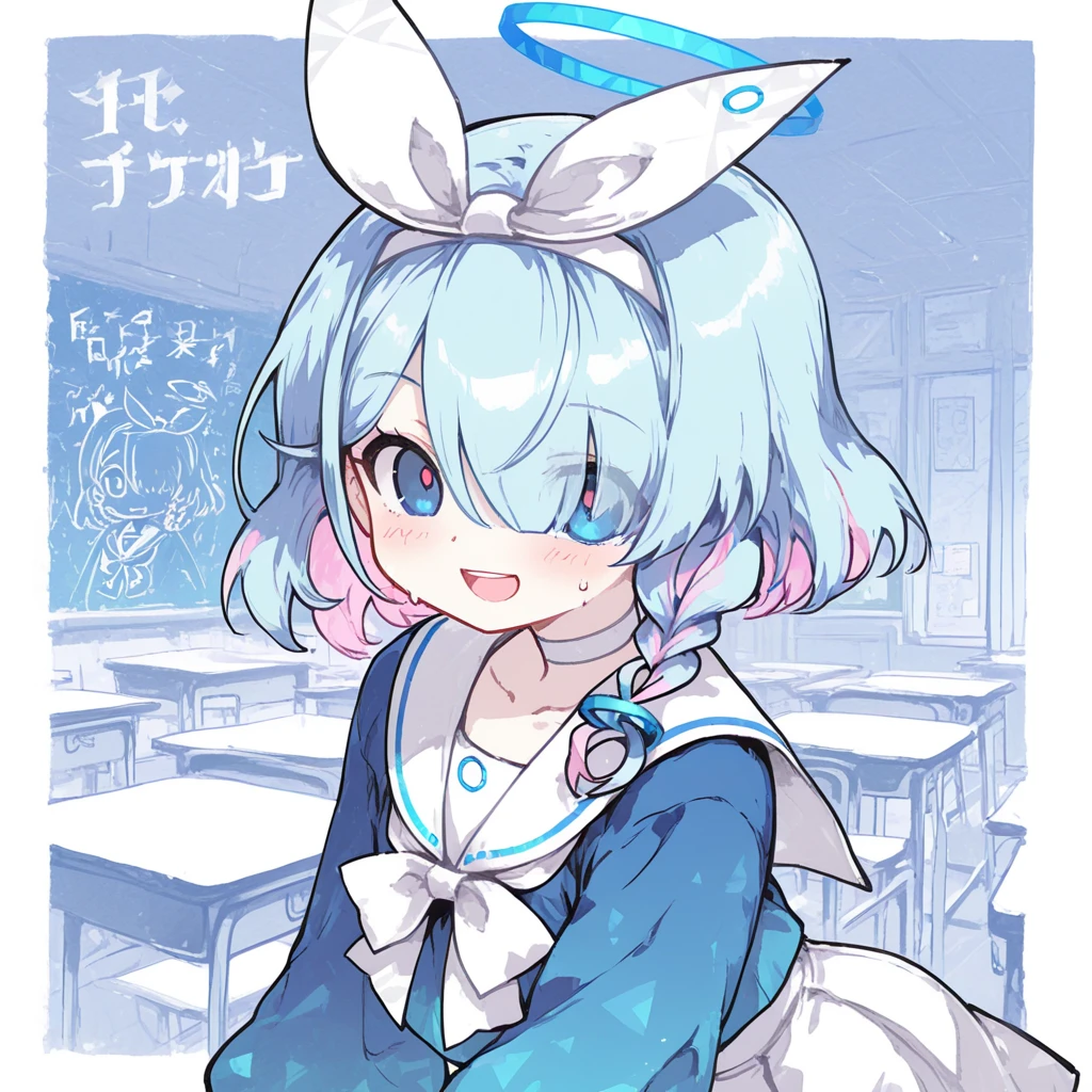 mononobe no futo, One Girl, Long sleeve, Sleeves edged with ribbon, Gray Hair, blue eyes, Proud face,
Underbust,  Small , Spread your legs,,Thighs,Plump，milk,Underarm,Underbust，vapor，High Leg，Low Angle,,,Female organ,，smile，Spread your legs，の穴,Lean back