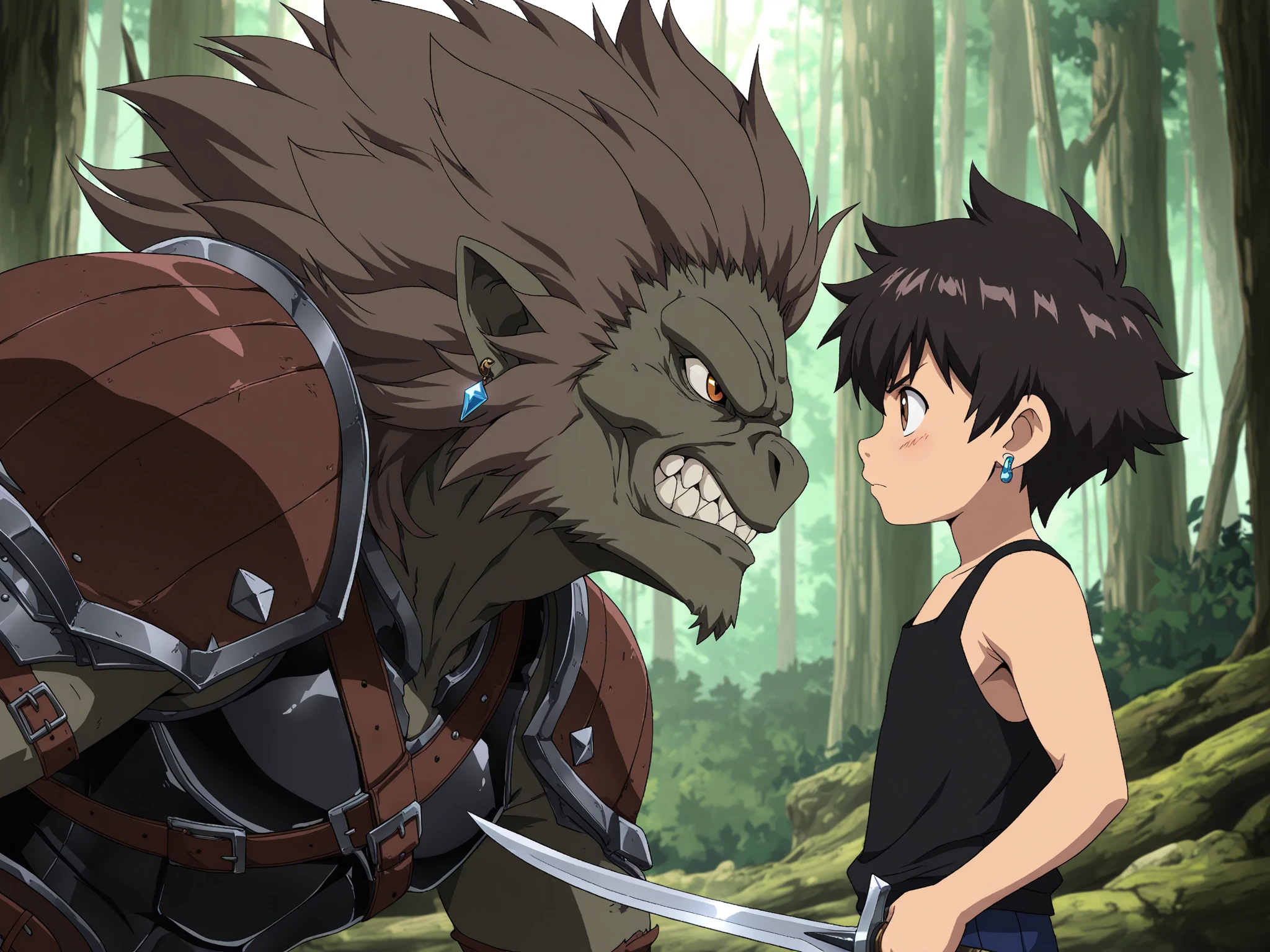 The sound of Iwaizumi，like a bear roaring，The dragon is roaring，Make the quiet woods tremble，Make the rocks tremble。