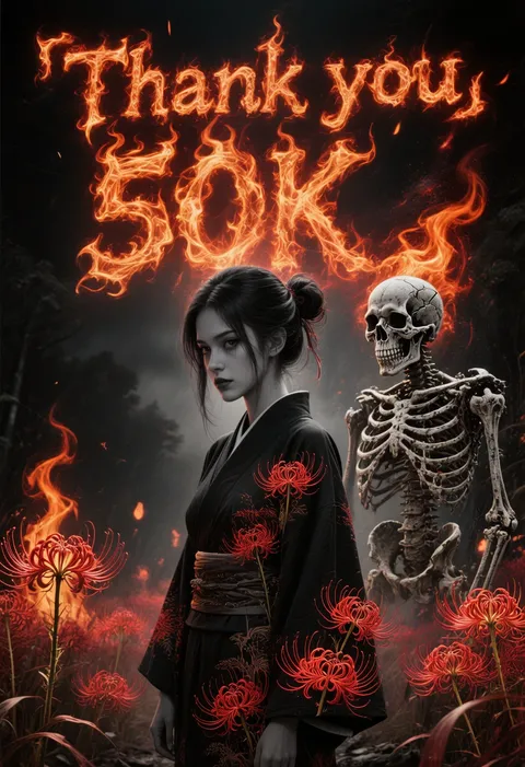 五萬イイネ有難き幸せにて候