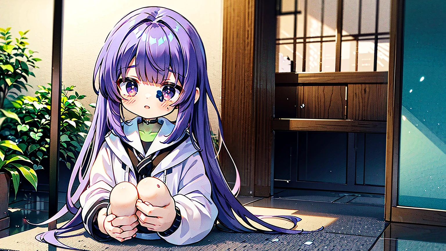 sexy girl,  white t-shirt, dark environment, macabre scene, transcendental journey through  use