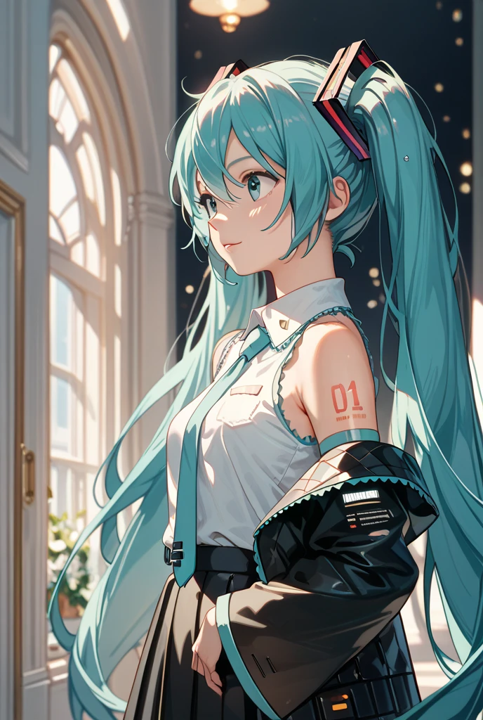 (Highest quality, 4K, 8k, High resolution, masterpiece:1.1), Very detailed, (Realistic, photoRealistic, photo-Realistic:1.37), expressive aesthetics, 1960s counterculture, Brightly colored humanoid, Psychedelic Art,  art style, Sharp details, abstract pattern, , , , psychedelic Background, , , Fractal Art, Multicolored neon lights, A unique and trippy perspective, landscape, Hallucinations, a mind-changing experience, Motion Blur, Fluid movement, Synthesizer Sounds, Realistic fur rendering, Rich and vibrant color palette, , Mysterious glow, high contrast lighting, , Both eyes are the same size, One Girl, alone, huge breasts, , , , Wet, Glowing Skin, , , , , , , , Red cheeks, , , , , , Beautiful , , , , , Shiny rosy lips, Sexy posture, Dynamic pose,Lens flare, Hatsune Miku, , cyan hair, ，Chest compressions，, , , , ,  slave, e, , , , , , black pantyhose,  smile, From Below, Low Angle, well endowed