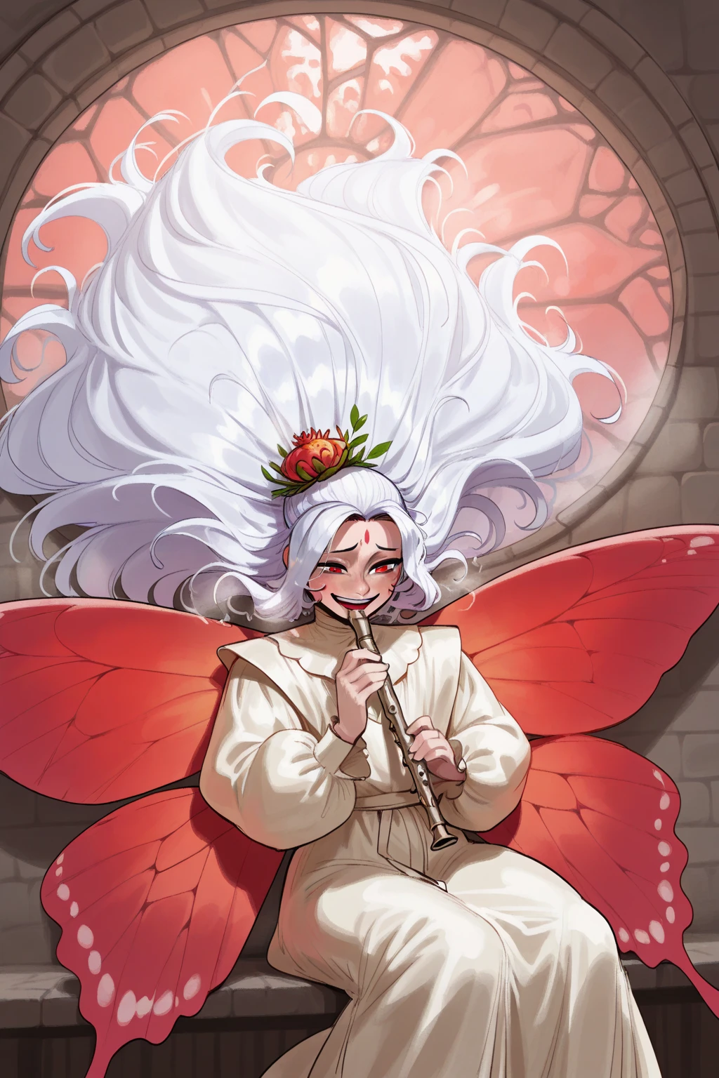 Anime girl wearing pink dress， she is holding a long staff, style of magical girl,,Fine portrayal，Full body game standing painting