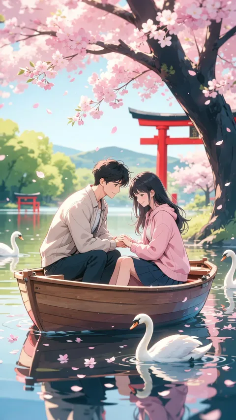 Cherry Blossom Love Story 🌸💖