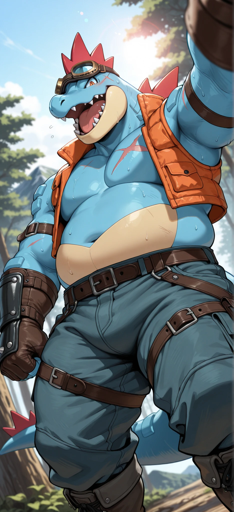 Macro bara Male hairy Zekrom， 4k resolution， photoreal render， High level of detail clean， Vector image， Photorealistic masterpiece， professional photoshooting， simple space background， flat white background， isometry，vibrant vector, ((((hyper , hyper , huge , , thick , huge chode forskin)))), , , , hoodie, , detailed glistening scales, ((subsurface scattering)), in park, ((overweight, large belly, pear shape, bottom heavy, wide hips, huge hips)),scars, chilling, Loud belch, , Prey in stomach,  pov, belching out bones, ((((wearing gym clothes)))) ((sfw))  (((radioactive))) ((glowing blue )) ((radioactive blue))