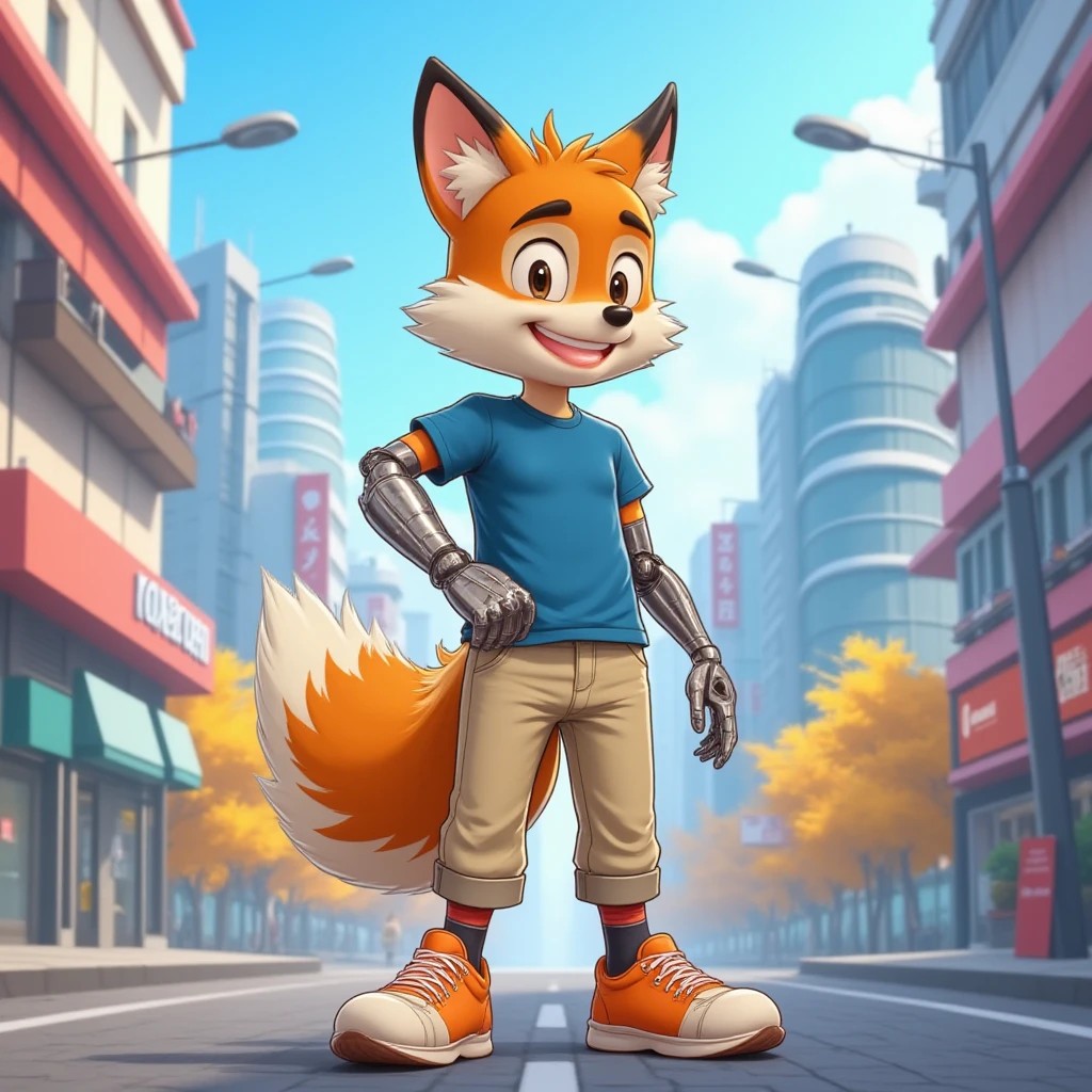 Score_9, score_8_up, an anthro dragon male, tall, athletic body, black dragon male, (black scaley body with red markings), red eyes, he is wearing a blue sports jersey and brown khaki shorts with white sneakers, walking in a strip mall, looking to his left at other character, 