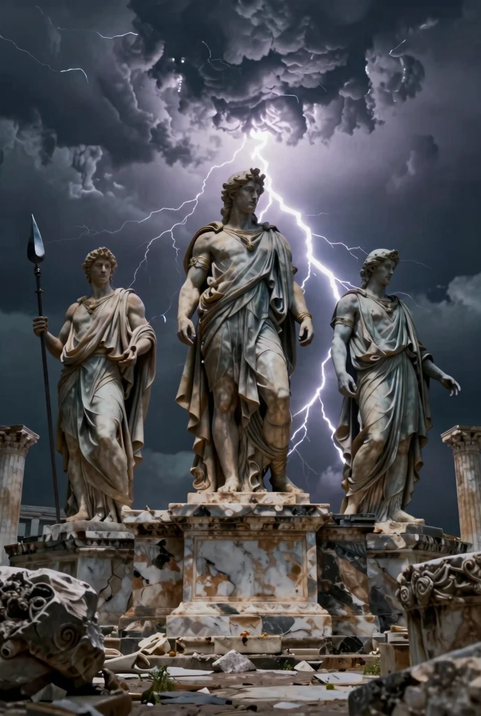 Stones rising to the sky, 4k ultra detailed image of marble 