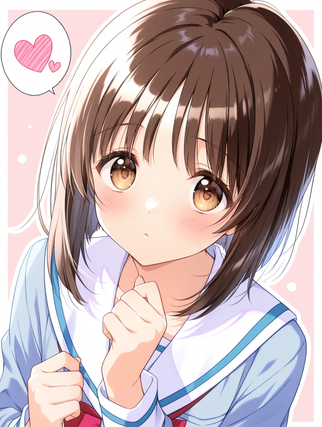 (super fine illustration:1.2),(masterpiece, 8k), (best quality, high quality:1.4), perfect , hyper detailed, ultra detailed,masterpiece background,beautiful detailed background, v8k wallpaper,perfect design,award-winning art,atmospheric,
BREAK, (Cute:1.5),(Chibi:0.6),(kawaii:1.5),(:0.5),BREAK,1 beautiful girl, (17 years old girl), Very detailed, colourfull, highest details, BREAK, (: 1. 2), Clear skin, Beautiful skin, Shy skin, 1 beautiful girl, (Brown hair:1.75), (fluffy Big cat ears, Ponytail, medium-Long hair: 1. 2), (Light blue eyes, long eyelashes, Double eyelids: 1. 2),Solo,gleaming skin, Clear skin, Beautiful skin,(best quality face),(Top quality glowing eyes),(The best smile,:D:1.45), nose blush, sleepy, grin, open mouth, skin,Clear skin, Beautiful skin,( A smile:1.5),
BREAK white ribbon,((white shirt)),((gym navy blue clothes)),white sox,standing,whole body,High five,school classroom,
BREAK,wakame,wakame,wakame,(from side,cowboy shot:1.5) , hanging , nose blush, heavy breathing, steam, ((:o):1.2)
BREAK,(Blurry background:1.3),(absurderes, hight resolution, Super Detail Art),cel shading,Clear Color, Lonely optical effect, Beautiful pictures, Bright glow, mystic atmosphere,(Close-up of girl:0.8), Mystical light particle effect,manga influence, clean line drawings