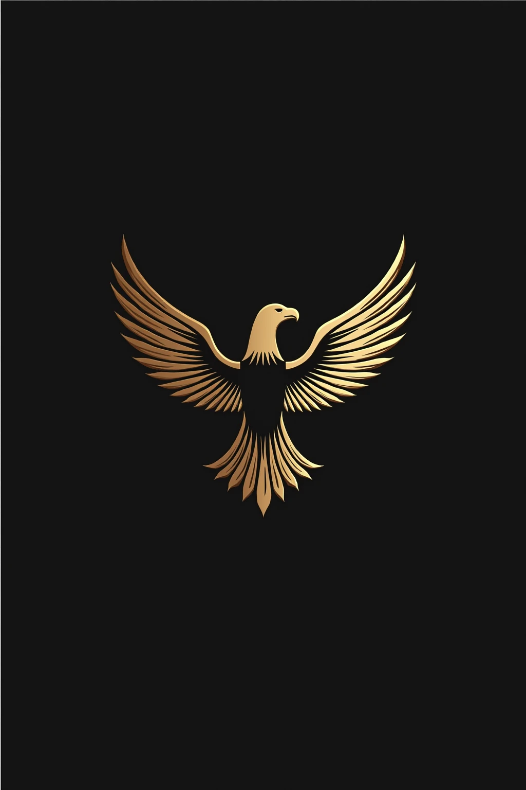 ( Logo design_1.5)，Black and gold phoenix logo，Create a subtle, modern minimalist style