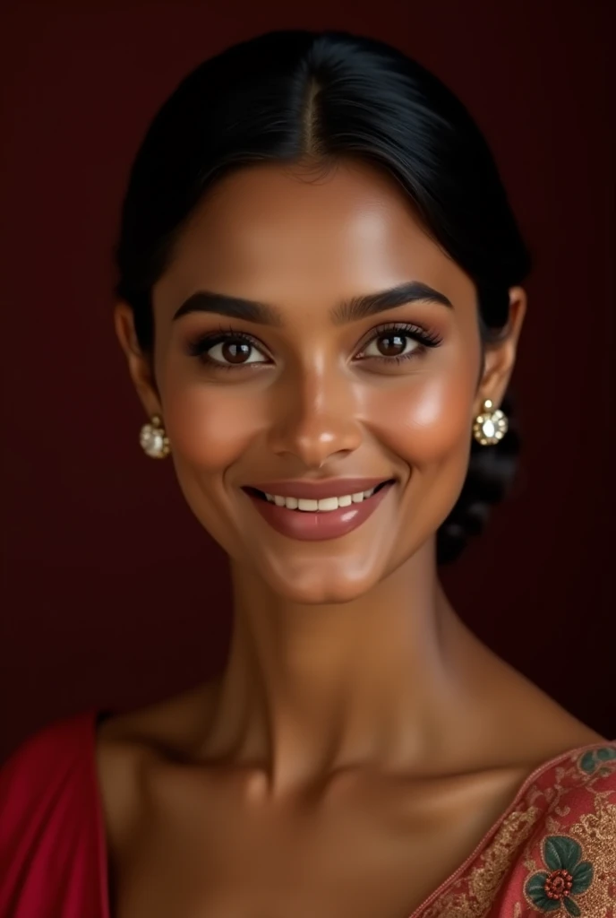 Night, RAW Photography, (((Very Beautiful Portrait))), (Very Beautiful Portrait))), Indian fatty woman , Sexy 35Year Old Girl, (saggy breast )), [Brown Eyes],Gentle Smile Staring at the Camera(cleavage), ((Masterpiece, Best Quality, Ultra Detail, Cinematic Lights, Intricate Detail, High Definition, 8k, Very Detailed)), Detail Background, 8k UHD, DSLR, soft lighting, high quality, film grain, fujifilm XT3, shallow depth of field, natural light, perfect face