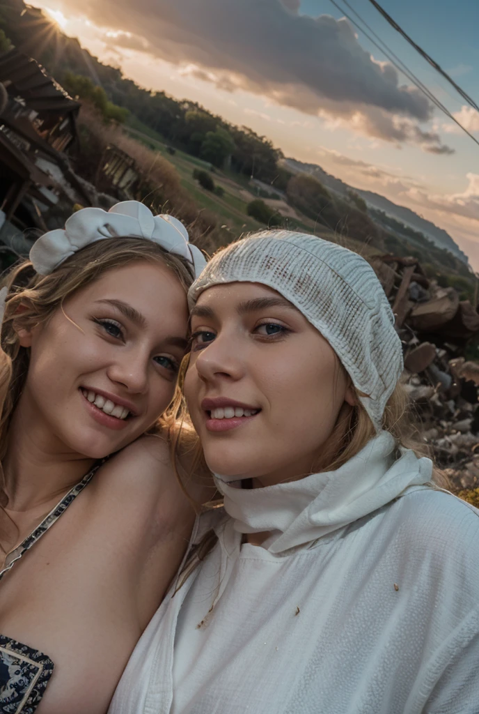 detailed prompt for this project:

Description of Blonde Woman in Bikini:

The woman has long, wavy blonde hair, with natural reflections in the sun.
She is wearing a two-piece bikini in vibrant shades of blue., with white details. The fabric has a soft texture and slightly reflects light.
Her posture is relaxed and confident, with a slight smile on his lips. She's looking directly into the camera, conveying a feeling of naturalness and serenity.
Description of Black Men:

The three men are of different ages and physiques, but they all have distinct Afro-descendant traits.
They are dressed in casual beachwear, like colorful shorts and light t-shirts.
One of the men is standing next to the woman, with a friendly and relaxed pose, looking at the camera.
The other two men are a little behind, interacting with each other in a relaxed manner, maybe laughing or talking quietly.
Setting and Environment:

The scene takes place on a sunny beach, with fine white sand all around.
Ao fundo, the clear blue sea stretches as far as you can see, com pequenas ondas quebrando suavemente na costa.
The sky is clear, with some scattered white clouds and the sun high in the sky, creating soft reflections on surfaces.
Important Details:

Pay attention to skin details, hair and clothes to ensure realism.
Light should be adjusted to highlight different skin tones and material textures.
 expressions must convey emotion and naturalness, capturing the moment as if it were a photograph.
Positioning and Composition:

The blonde woman should be the focal point of the image, with black men positioned to create a balanced and interesting composition.
Use depth of field and perspective to create a sense of space and depth in the image.
Visual References:

Include pose-specific visual references, clothing and scenery to guide the artist in creating the desired image.