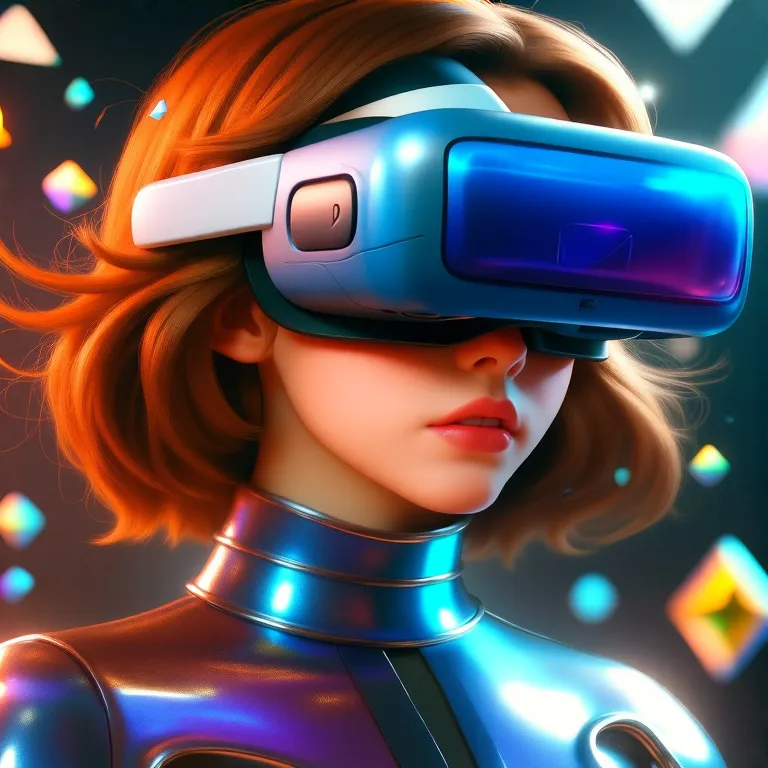 Retrato futurista con VR