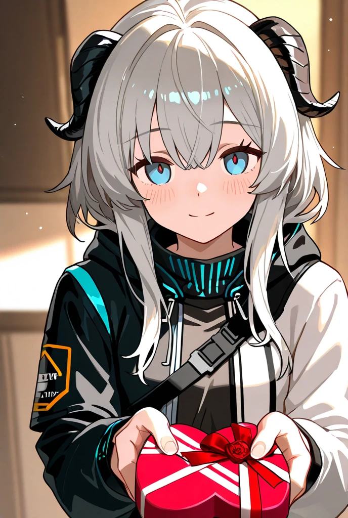 masterpiece,best quality,ultra detailed,8k,kawaii,cute,,8 years old,masterpiece,best quality,ultra detailed,8k,kawaii,cute,,8 years old,flat chest,silver hair,long hair,straight hair,hair between eyes,green eyes,smile,teeth,school swimsuit,black coat,double_v,Peace Sign,simple_background,Close-up,standing,