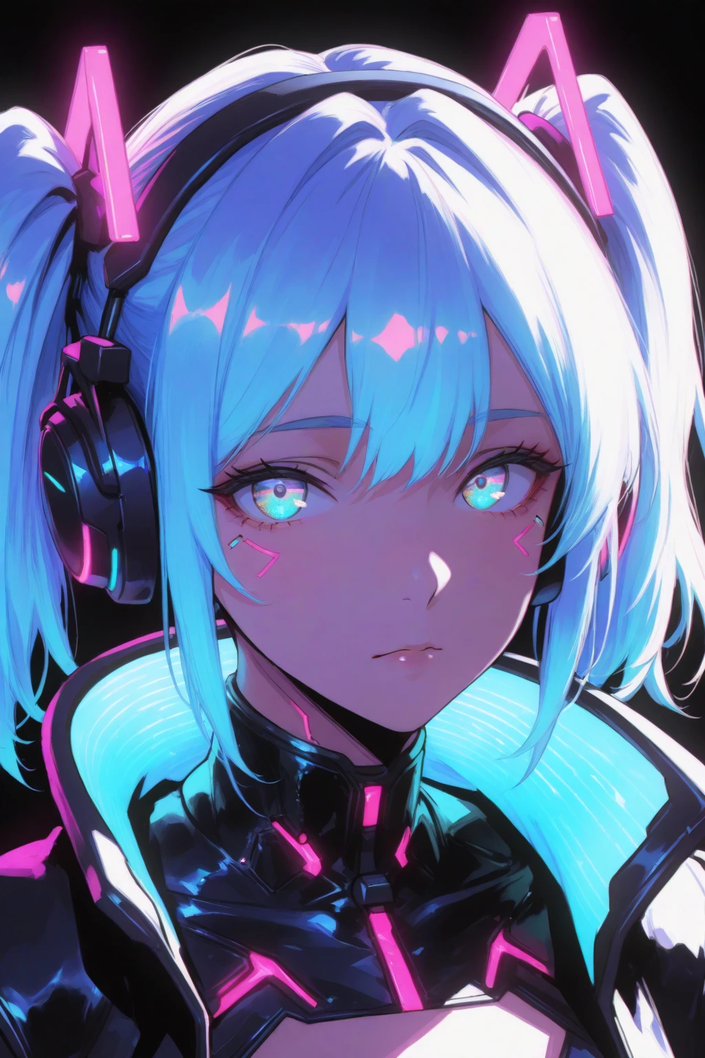 Anime girl in futuristic outfit with cat ears and headphones, Cute Cyborg Girl, Digital Cyberpunk Anime Art, Cyberpunk Anime Girl mech, female Cyberpunk Anime Girl, Cyberpunk Anime Girl, Beautiful Cyborg Girl, Perfect android girl, anime cyberpunk art, Portrait anime astronaut girl, Dreamy Cyberpunk Girl, Digital Cyberpunk - Anime Art, Girl wearing mecha cyber armor, Cyberpunk beautiful girl