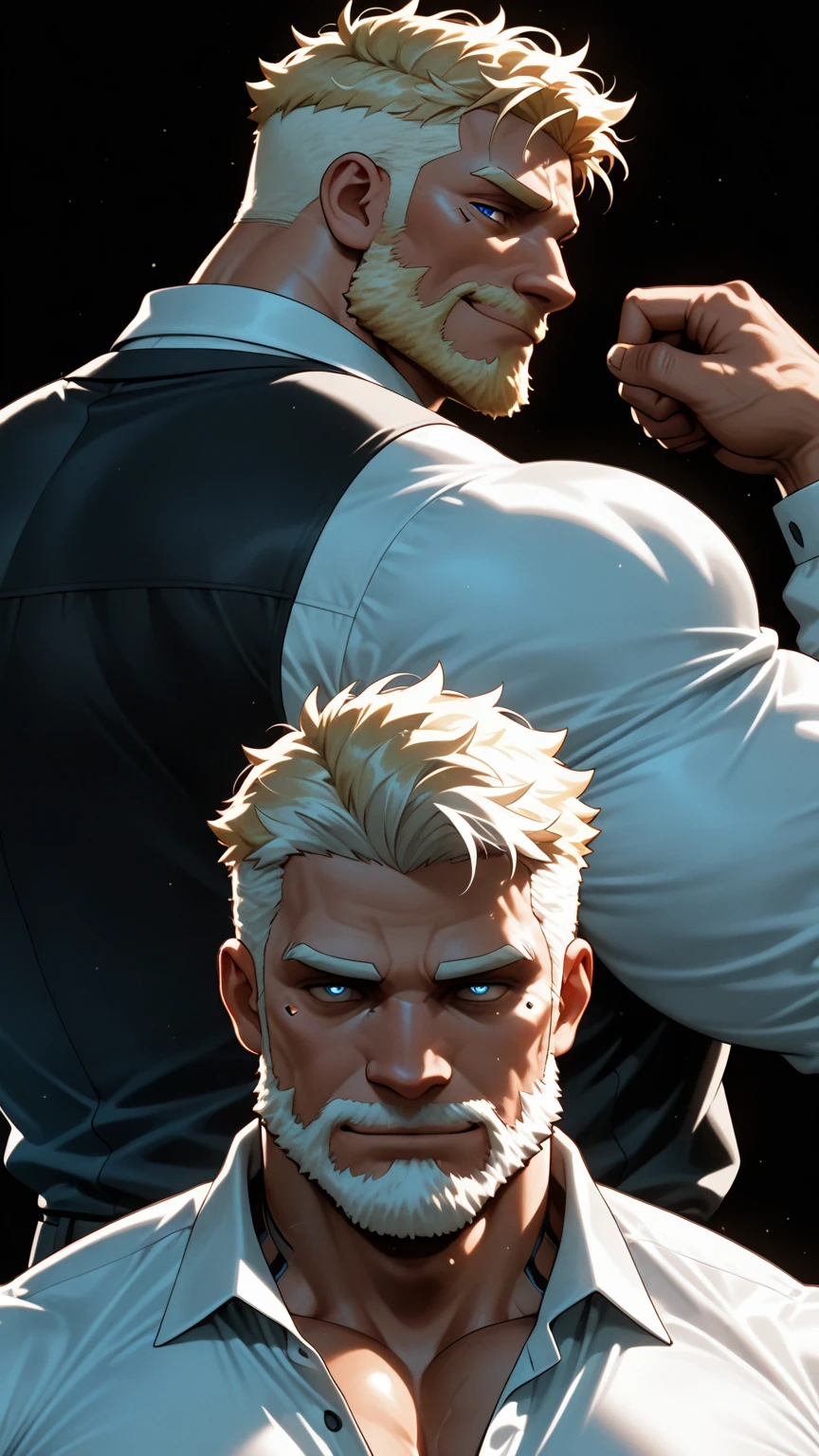 ,((Strong men's:1.3)),((black hair:1.3)),(Shiny marble eyes:1.45),(:1.15),((very short hair:1.2)),(A lustrous, soft face:1.4),((blush、Mischievous Smile、Excited face:1.2)),((head down:1.3)),((hand to own mouth:1.5)),((outdoor:1.25)),((Short sleeve:1.3)),(black、yellow、white、pink),((beautiful image:1.2)),((high Quality:1.2)),((perfect pixiv:1.2))