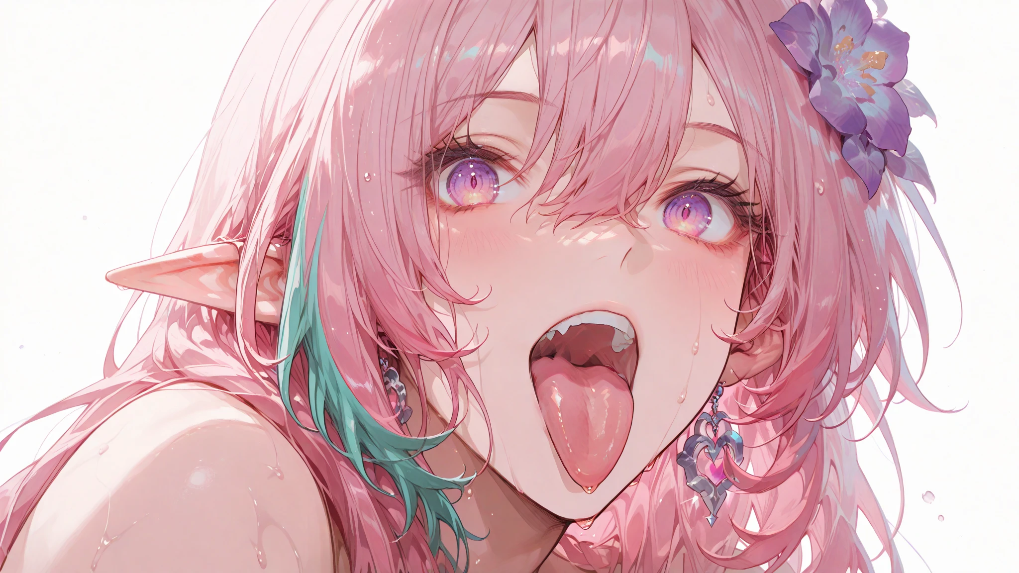 ,(),,, in mouth,,from front,,coat,park,night,blush, on ,stick out tongue,used  in mouth,used ,open shirts, on armpits