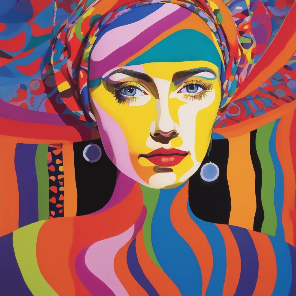 Picasso_Cubism, Queen,  crown, elegant dress