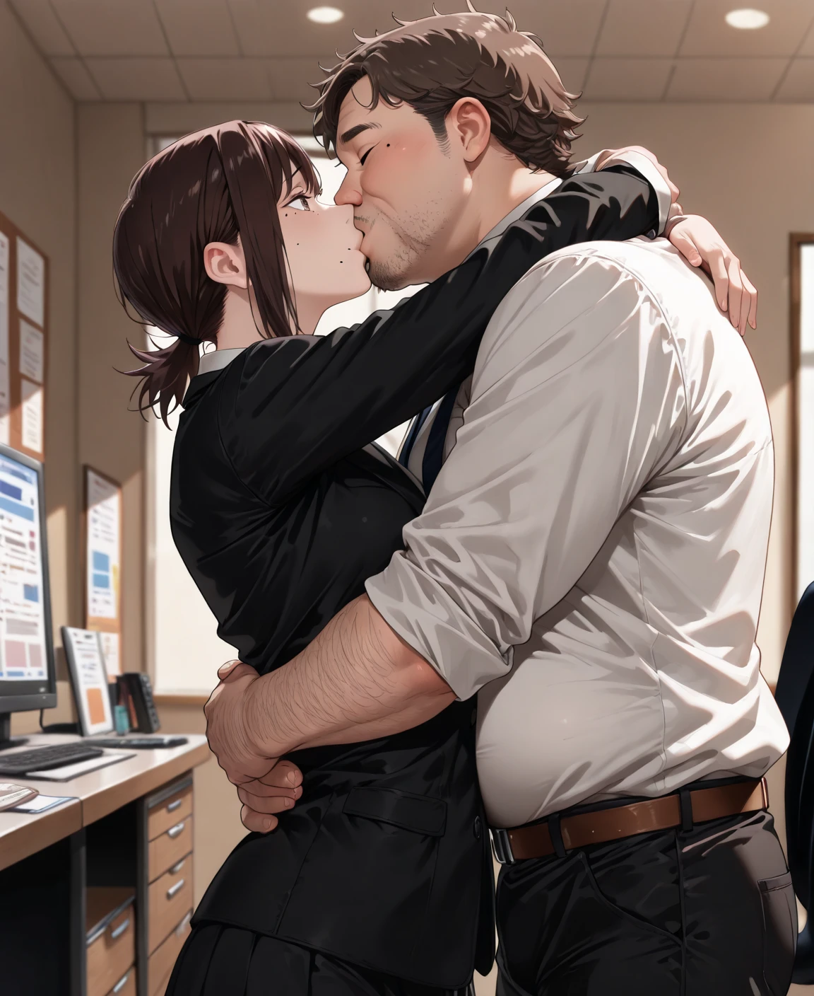 1 Girl，single，Long hair，breast，Black Hair，hug，sit，Pink Hair，flower，shorts，赤foot，indoor，foot， legs，foot趾，Chair，Sole，cell phone，cell phone，智能cell phone，手持cell phone，Selfie