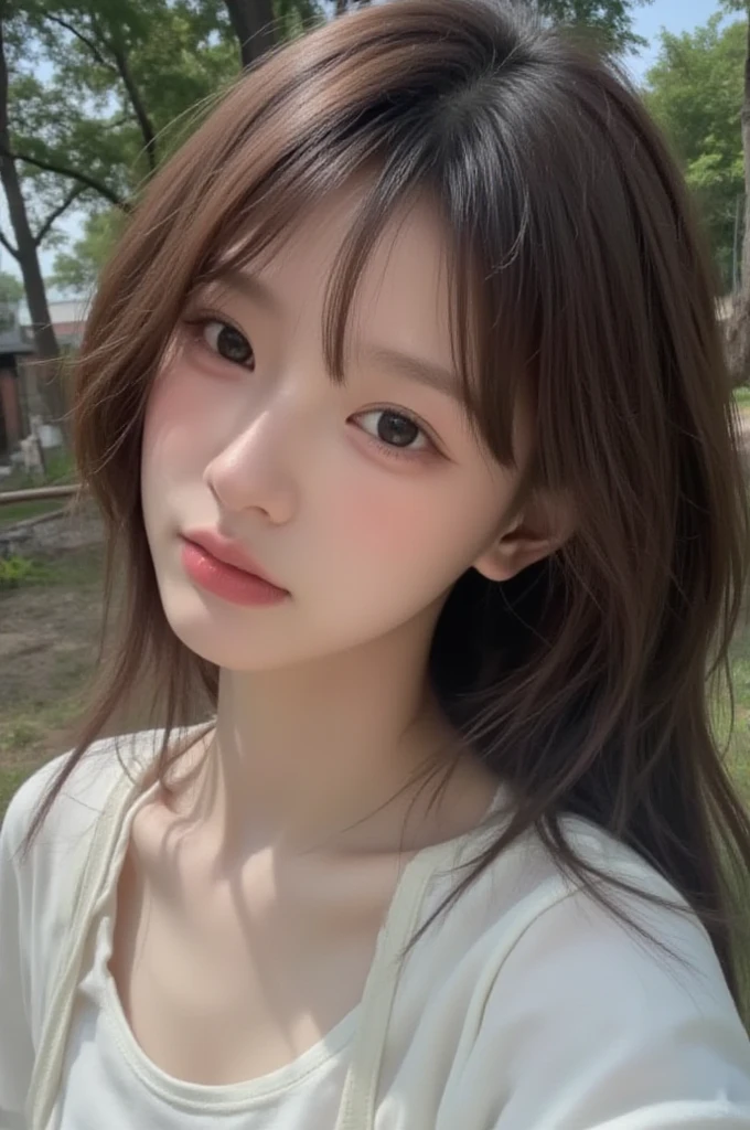 ((Best Quality, 8K, Masterpiece:1.3)), Focus: 1.2, Perfect Body Beauty: 1.4, : 1.2, ((Layered Haircut, : 1.2)), (Wet Clothes: 1.1) , (Rain, Street:1.3), Bandeau Dress: 1.1, Highly Detailed Face and Skin Texture, Delicate Eyes, Double Eyelids, Whitened Skin, Long Hair
