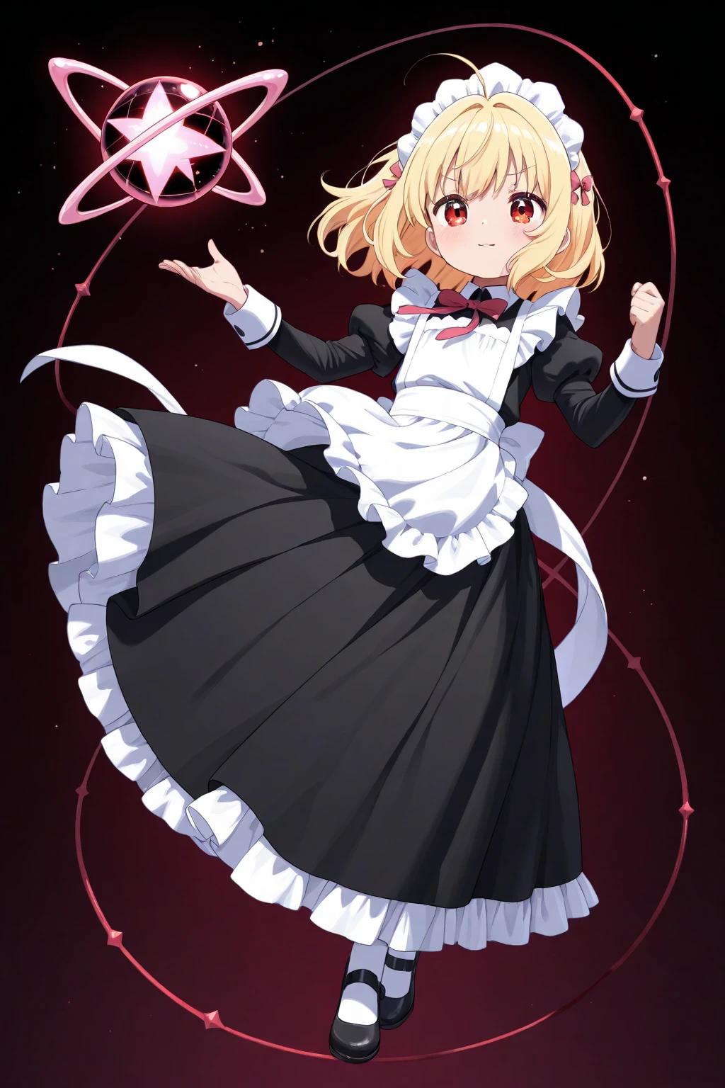 1girl, , , masterpiece, best quality, 10 years old, medium blonde hair, forehead visible bags, yellow eyes, hat, heart, black headwear, puffy short sleeves, log black skirt, heart hads,,1girl, solo, yellow eyes, yellow hair, bow, hat bow, socks, black footwear, black skirt, short sleeves, yuki (touhou), black vest, white sleeves, frill skirt, light smile, , to lift up one’s skirt, cowboy shot, from front, standing , raise one leg, crossed arms, arms up behind, arms behind back, hand between legs, put hands hip, one hand on hip, forward hands, arms raised in the air, punch hands, peace sign, waving, put up index finger, sit, lie down, closed eyes, lie face down, looking back, put one hand chest, leaning forward, cleavage, close up, horizontally outstretched arms, horizontally outstretched legs, front view, front face