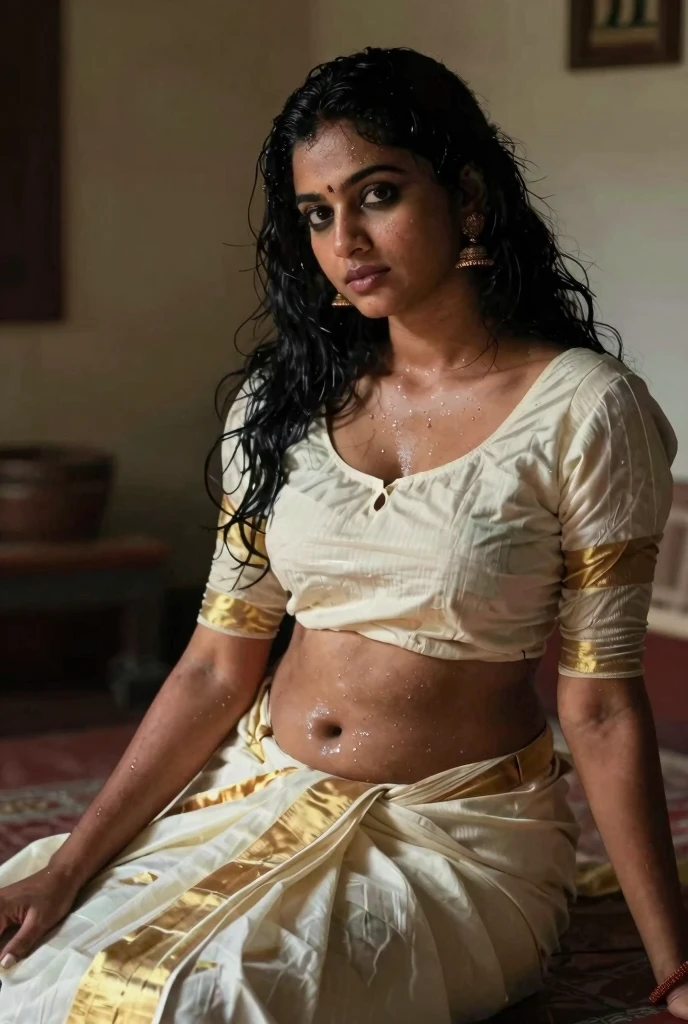Foto RAW, photorealistic, photography, full body shot of ((Malayalam actress Honey Rose )) , ((Honey rose)) ,master shot, goddess like beauty, Nayanthara as perfect thick chubby mallu Desi aunty bhabhi, Wearing a kanchivaram silk front hook blouse, a -band.Front hook tamil blouse model, model Photography, Tamil front hook silk torn blouse shoot, Tamil traditional ((front hook blouse)) advertising photography, traditional wear brand shoot, face of Indian actress Nayanthara , masterpiece, realistic, realism, incredible details, pleasure, photorealism, detailed skin, skin pores, high contrast, photorealistic Artstation 8k HD digital art trend of high definition and detailed realistic skin texture, ultra detail, realistic skin texture, armature, best quality, ultra high definition, (photorealistic:1.4),, high resolution, detail, raw photo, Re sharp, by Lee Jefferies Nikon D850 Film Stock Photo 4 Kodak Portra 400 Camera F1.6 Lens Rich Color Ultra Real Realistic Realistic Textures Dramatic Lighting Unreal Engine Trending at Art Station Cinestill 800,(pele altamente detalhada: 1.2), 8k UHD, DSLR, soft-lighting, alta qualidade, grain of film, Fujifilm XT3,she didn't like to wear blouse or , she happy to wear only saree, she hates blouse or , very big popping out and
