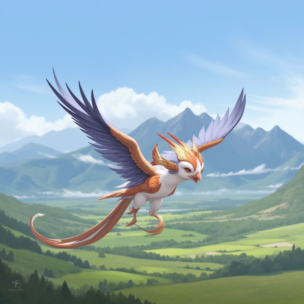 ultra-detailed, masterpiece, masterwork, high quality, best quality, hdr, (nature, sky), , male, solo, avian, chibi, (()), (white little body crow), (long silver hair, beak, detailed yellow eyes, cooleyes), horn, dragon ears, flying, dynamic angle, (micropenis, , perfect ), Hands and wings in one piece,