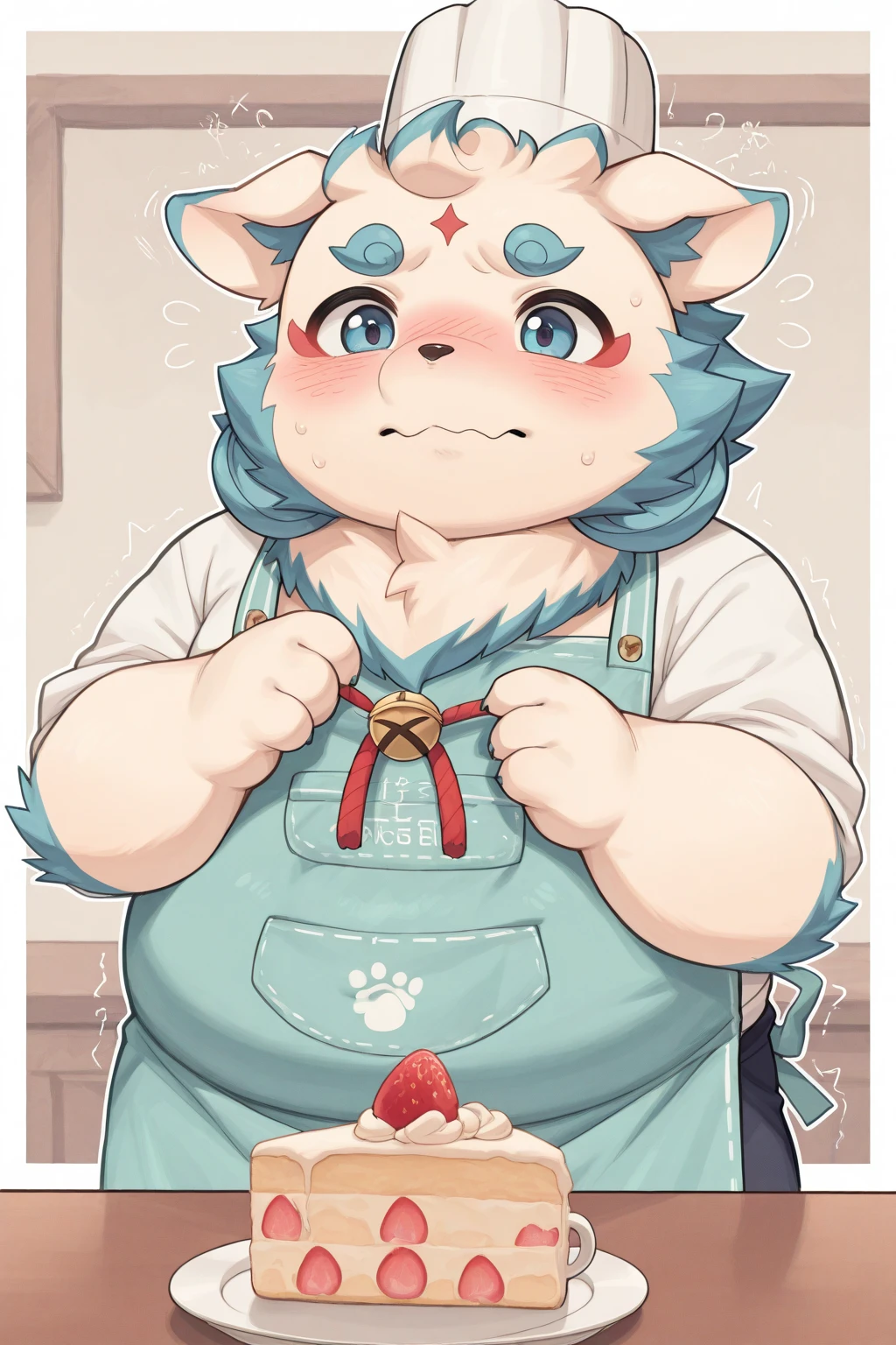 , Cute , Very large , ( soaked in ), Puddles of  on the floor, dog collar, nest, nursery, Kneeling on the children's bed, Beds soaked in , Masterpiece, Best Quality, highly detaild, 1Boy, (けもの), (, toddler:1.25), (Cub:1.25), (Solo:2.0), Cute, kawaii, (wolf:1.2), detailed, (thick eyebrow), (4 fingers:0.25), (Chest tassels:0.1), detailed, sad look, Take a deep breath, Tears in my eyes, half-closed eye, pacifier