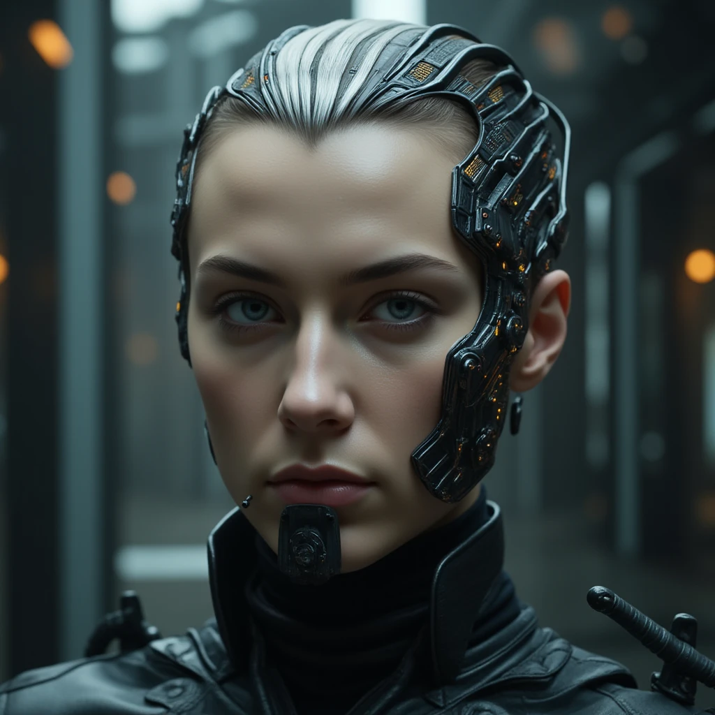 borg woman casey, (cable:1.65), 

[(pale white:.1) (Natural:1) (skin:1.3)::8]
[[(Natural:1.1) (pale white:.9) (skin:1.3):8]::16]
[(Natural:1) (pale white:1.3) (skin:1.3):16]
 [(with:.01) (beauty_marks:.01):6], 

[(bald:.15)::9], [[(long light blonde hair:.8):8]::12], [(long light blonde hair:1.4):12], [albino Nordic:8], left side view, 

(medium shot:1.4), (cybernetic:.4) (cyborg:.6) [(bikini:1)::30] (with laser led lights:1), , [borg implants::6], eyepatch, assimilation, 

[young:4], front light, fit, well lit, sunny, bright, scifi starship background, [(led lights, laser lights:.01):8], detailed skin,  photograph, detailed, high resolution, RAW photo, in frame, 

[BREAK:8] 
[(many beauty_marks and:.01) (many light moles on her skin:1.2):8], 

[BREAK (light brown moles:.1):12]