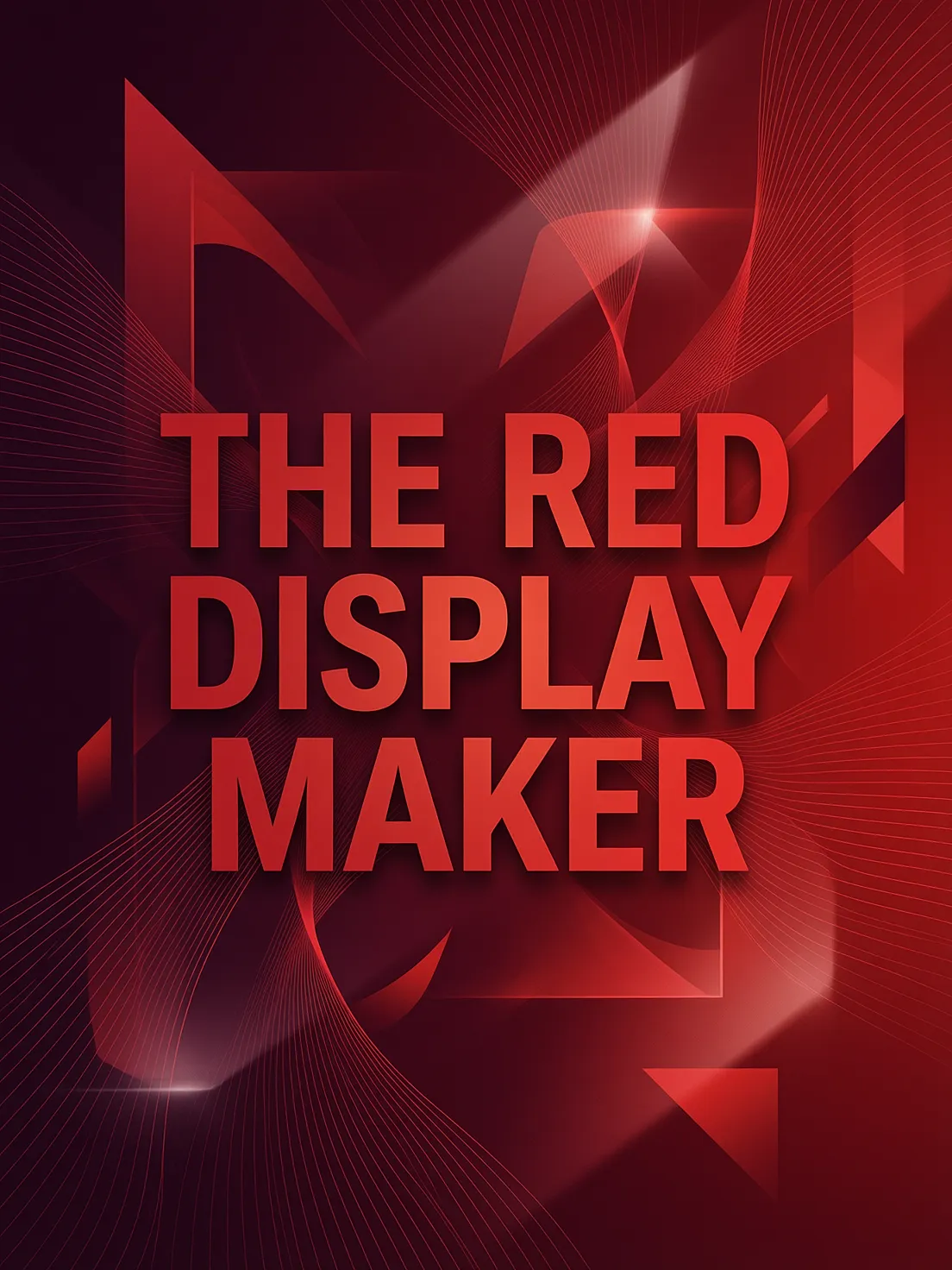 Red Poster Art Generator
