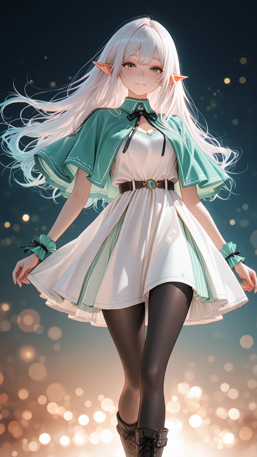absurdres, RAW photo, extremely delicate and beautiful, masterpiece, Best Quality, ultra high resolution, 32k, hyperrealistic, ultra-detailed, detailed description, pale skin, 20 years old, delicate  features, detailed beautiful face and eyes, tearful mole, earring, Colossal , short medium hair, wavy hair, full body shot, sailor uniform,