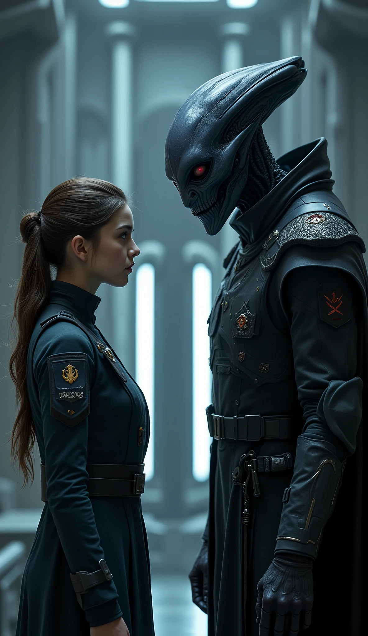 4k image of a 1960s science fiction film by Guillermo del Toro, Film the shape of Water, pastels colors, Young people in animal hats holding a mechanical dog in the city, Retro-futuristic fashion clothes from the 60s with alien ornaments, Luz Natural, Psicodelia, futurista estranho, retro-futurista, photo-realistic, Sharp background details.