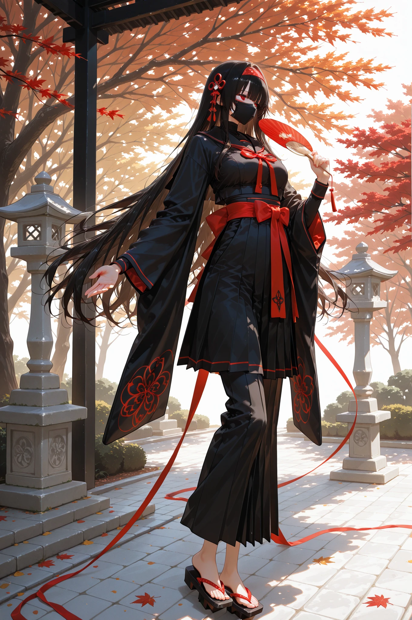 [(detailed Background:1.4)::5],Original,(Illustration:1.1),(Best Quality),(masutepiece:1.1),(the Extremely Detailed CG Unity 8K Wallpapers:1.1), (Colorful:0.9),(mid-shot:0.95),(very detailed beautiful full body),Dynamic Angle,(Solo:1.2), (girl),(((Adult))), (Detailed beautiful eyes:1.15), (Beautiful face:1.15), (glowing red eyes:1.25////),(black hair),paleskin，Pink pupils，Red bow，amaryllis，((Evil smile))，Crystal earrings on the ears，Raven feather skirt,full body,wearing miko thighhighs,((black long hair)),black long hair,night,slim body,thin legs,slender,