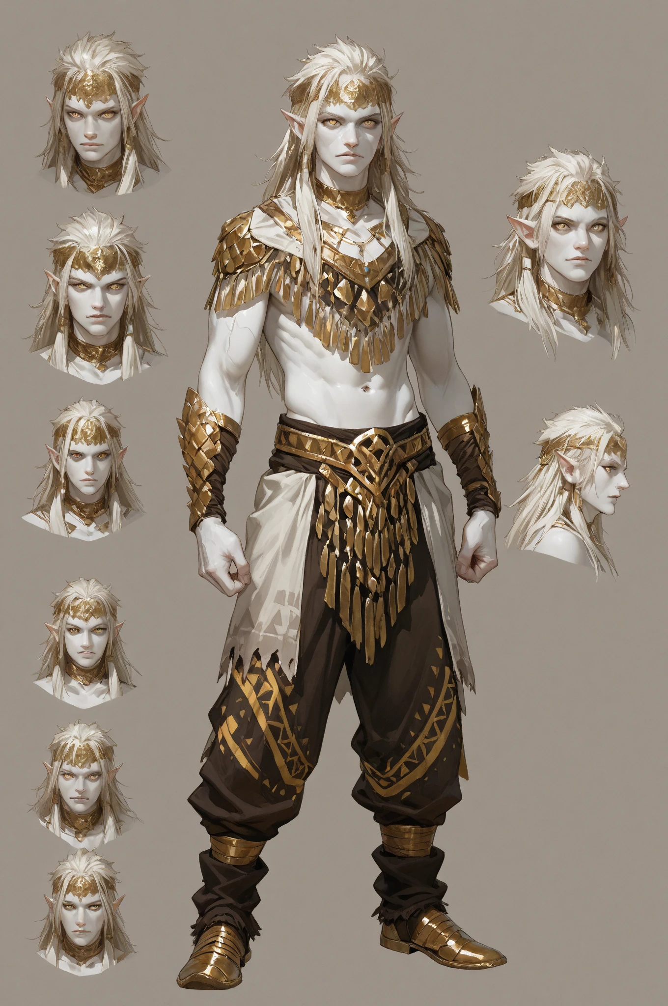 ((Masterpiece, Highest quality)), Male, boy, Detailed face, character design sheet， full bodyesbian, Full of details, frontal body view, back body view, Highly detailed, Depth, Many parts, angel wings, angel outfit, Muscle boy with blond hair，handsome man, male angel , man tall, pectoral muscle, abs