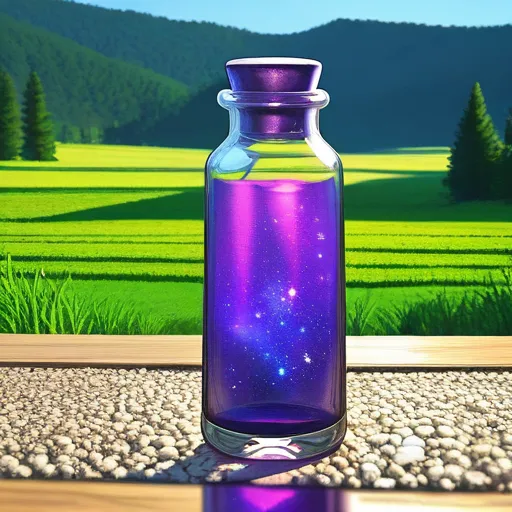 Galaxy Bottle Scene Generator