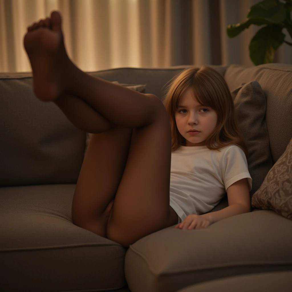 masterpiece, highest quality, Soft lighting, Observe the audience, alone, smile, Knee socks, whole body,,(Browsing Caution),((())),(Take off), (Small breasts: 1.5), (I can see your : 1.4), (), (((Extremely Thick thighs)))、Thick thighs, Huge round thighs, Small natural breasts,Pay attention to your audience,(Showing your  to the viewers),(5 years old:1.5),ashidamana_Japanese_actress,(Observe the audience),((difficult)),(((low length:1.5))),a bit,((Kindergarteners)),((low length:1.5)),,((short hair/Straight hair with bangs)), ,(((Male perspective, Normal location,Cowgirl, (: 1.3),Ekiben  / Rear Ekiben,(From below),((low angle)),(((Smooth ))),((Watching the audience)),(115cm),(((little child)))