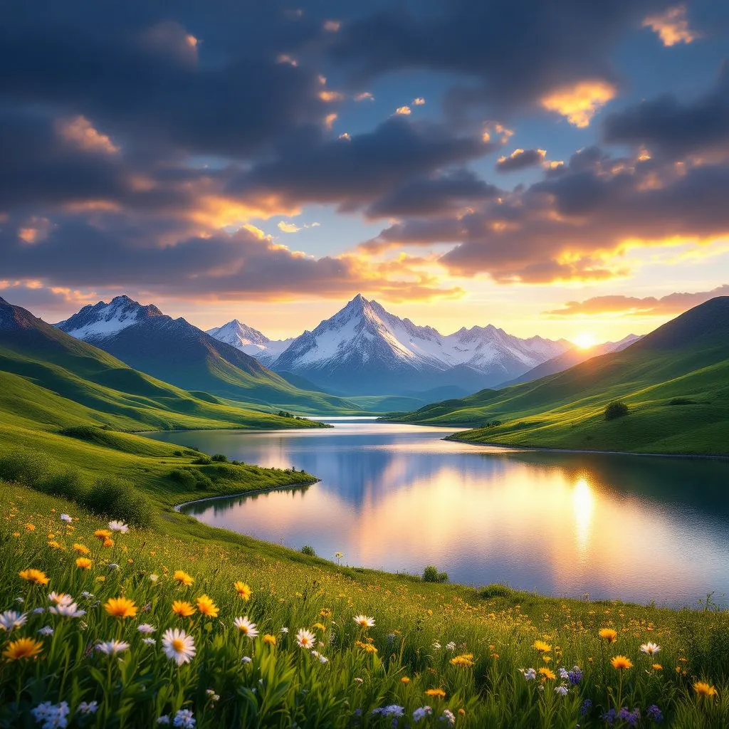 Paisaje artístico realista