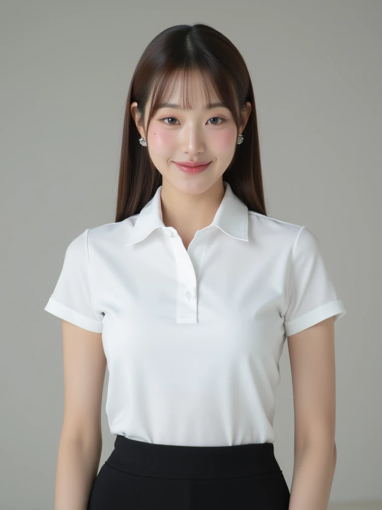 polo shirt、pantyhose/stockings、pendant、,revealing