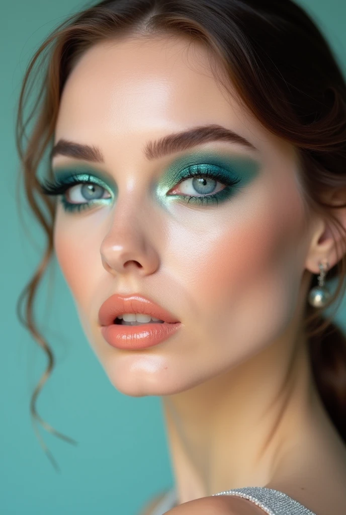 Create a portrait of a woman with a mesmerizing gaze, showcasing a blend of Brazilian and Ukrainian features. Set against a soft pastel background, the woman should exude natural elegance and charm. Her features should reflect the rich cultural heritage, with a harmonious blend of Brazilian warmth and Ukrainian details. Subtle makeup should complement the pastel color scheme, enhancing her natural beauty. The lighting should be gentle, enhancing the softness and dreamy quality of the scene. The overall aesthetic should be serene and captivating, using a palette of soft pinks, blues, and other pastel shades.

Parameters
Style: Soft, Pastel Tones
Background Colors: Soft Pink, Soft Blue
Lighting: Gentle, Soft
Makeup: Subtle, Complementary to Pastel Colors
Features: Blend of Brazilian and Ukrainian
Aesthetic: Serene, Dreamy, Captivating
Palette: Soft Pinks, Blues, and other Pastel Shades
Makeup: Subtle, Complementary to Pastel Colors
Aesthetic: Serene, Dreamy, Captivating
Palette: Soft Pinks, Blues, and other Pastel Shades