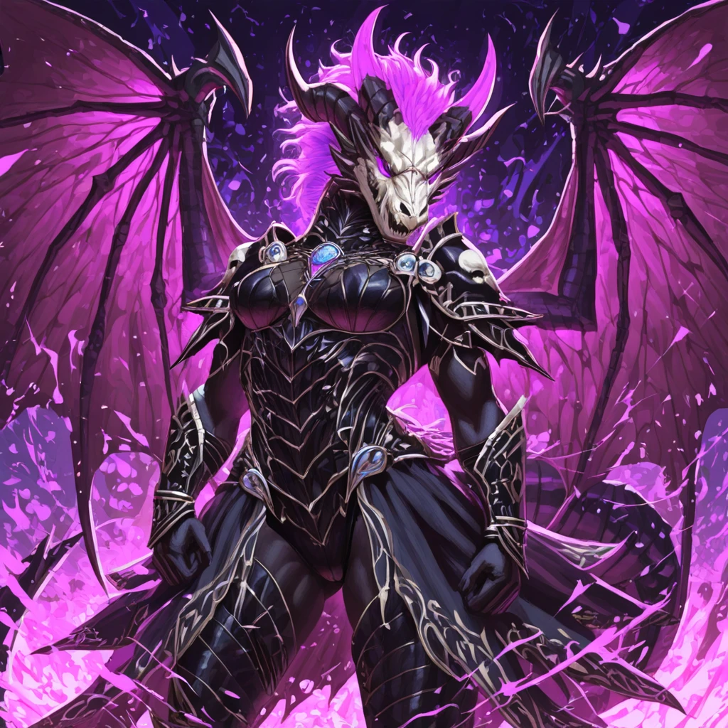 (masterpiece art, high best quality image, very detailed features) 
Horror scene, apocaliptic ambience, alone, solo, no human face, no human features, biological and mechanic, insectoid
1monster, disturbing creature, ugly and disturbing, wasp abomination, 5 meters height, red exo-skeleton, big long wasp monster head, four horns, two yellow eyes with scarlet triangled pupils, closed long big mouth full of sharp lined yellow teeth, yellow mouth pincers, very long arms, hands with long fingers and thumbs ended in sharp pink claws, two short arms in the chest, long sharped legs, big feet, toes with claws, long and fat wasp tail with long sharp sabre sting, huge purple bat wings on the back, pink tentacles from the wings
Its standing dominant and calm on a destroyed city park, located in Ottawa Canada, raining day