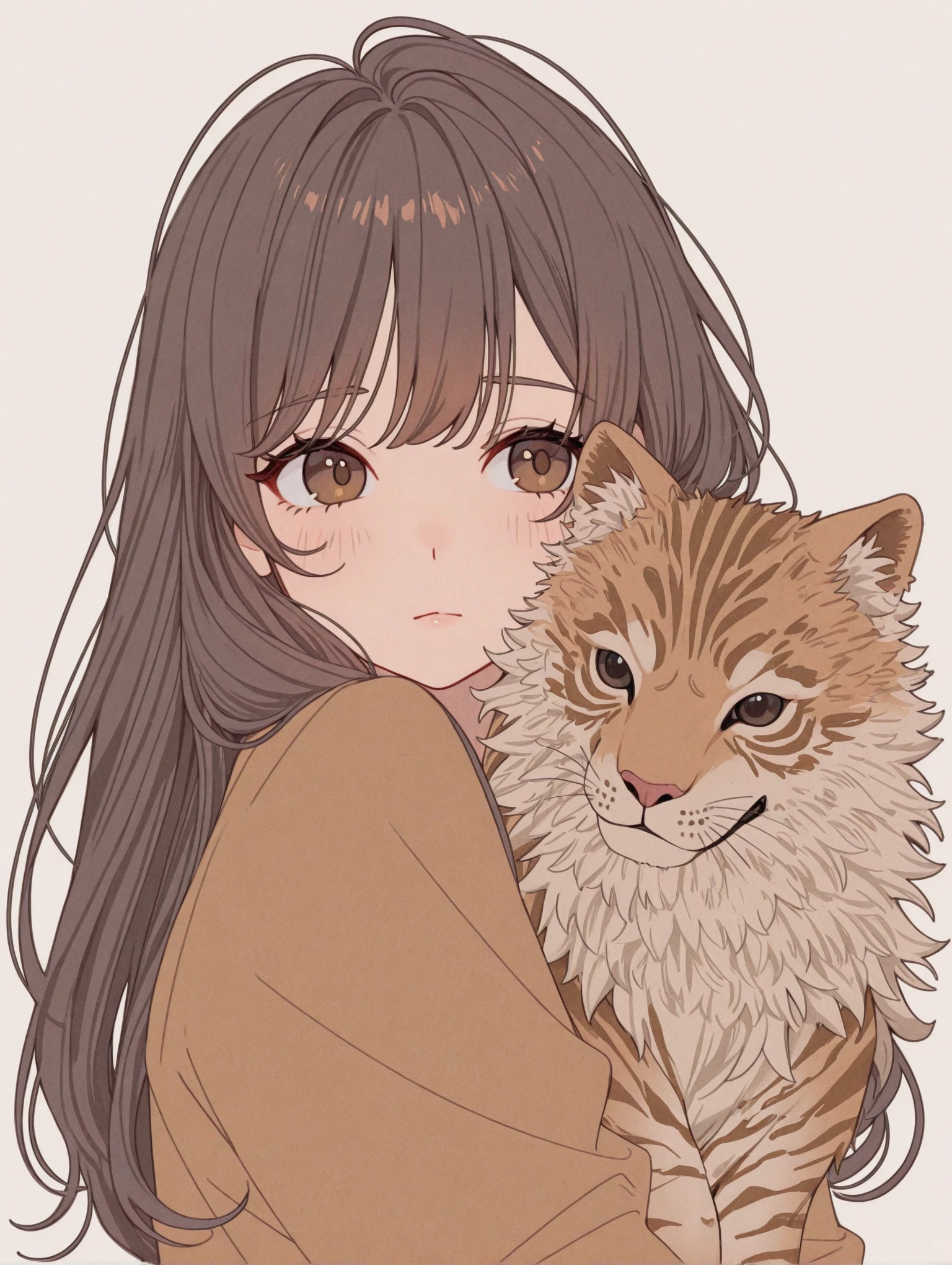 Highest quality、Masterpiece、Sunset Savanna、tent、BREAK、(((One Girl、Cute sleeping girl、tentでチーター柄の寝袋に入る女性:1.37)))、BREAK、Adult cheetah、Cheetah sleeping with a girl、Super detailed cheetah、A detailed drawing of a cheetah、