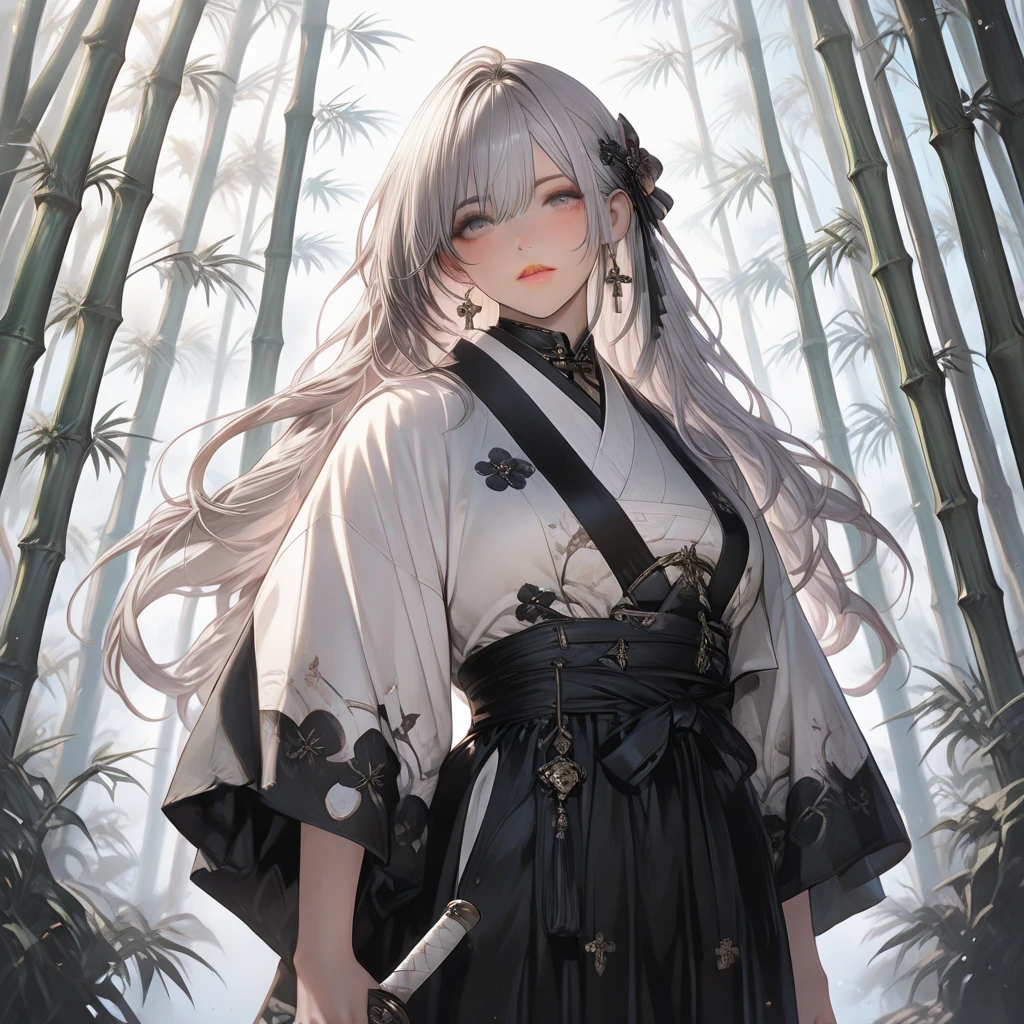 woman (naruarrive), 1 Girl, Alone of, , of_Eye, upper_Body, Watching_arrive_this_Side, cosmetic, zipper, rain, Paper, nose, open clothiss, Paper jutsu, upper Body, 