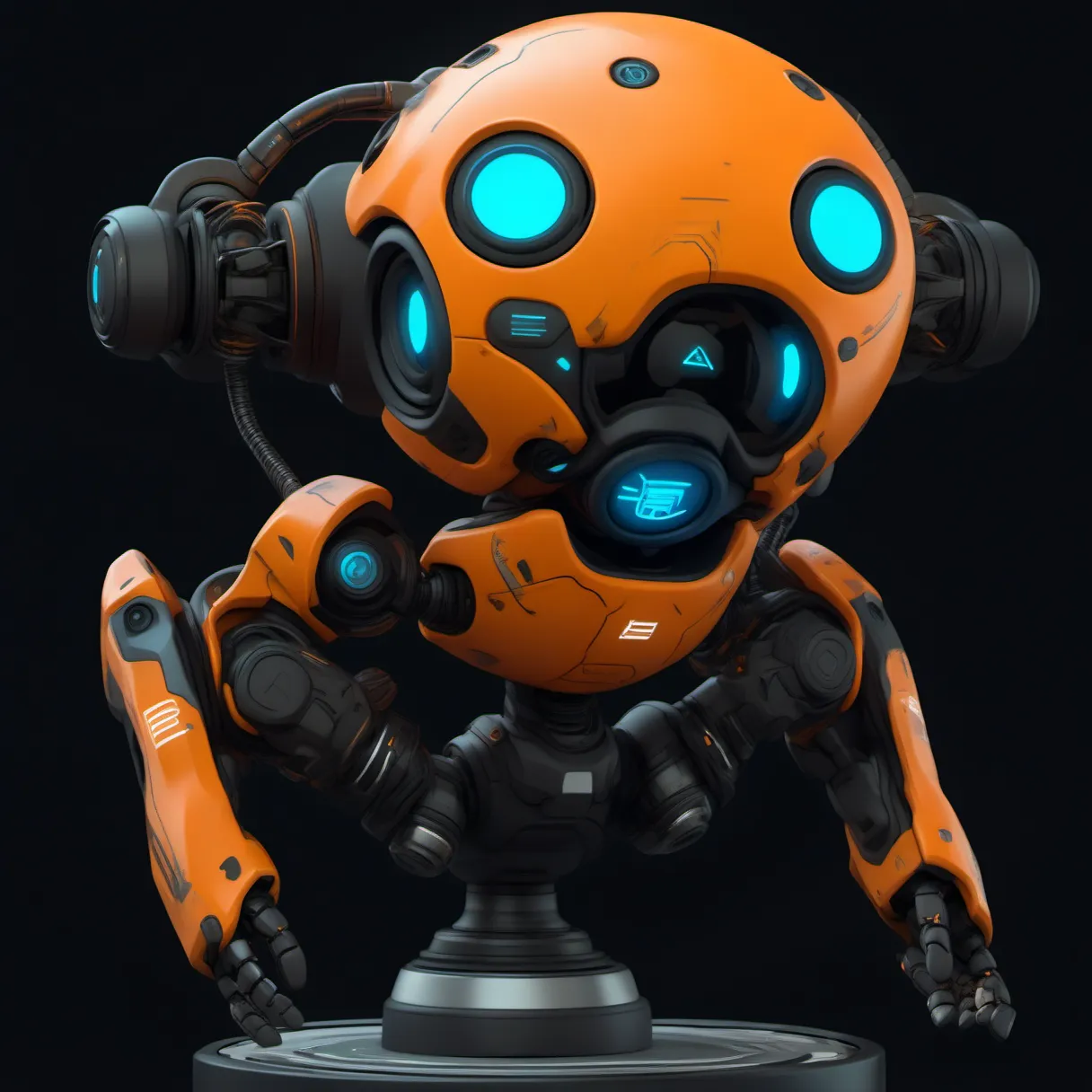 Robô Futurista Sci-Fi